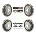 thumbnail image 1 of Transit Auto Front Rear Coated Disc Brake Rotors and Ceramic Pads Kit for Car 2018-2020 Dodge Durango with Vented KGT-103136, 1 of 2