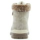 thumbnail image 3 of Botas de senderismo de invierno ANJOUFEMME FNW18 para mujer, color gris 8.5, 3 of 7