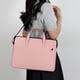 thumbnail image 5 of Mochila para laptop de 14 pulgadas, bandolera cruzada, bolso de negocios, bolso de mano de tela Oxford, bolso de negocios rosa, 5 of 6