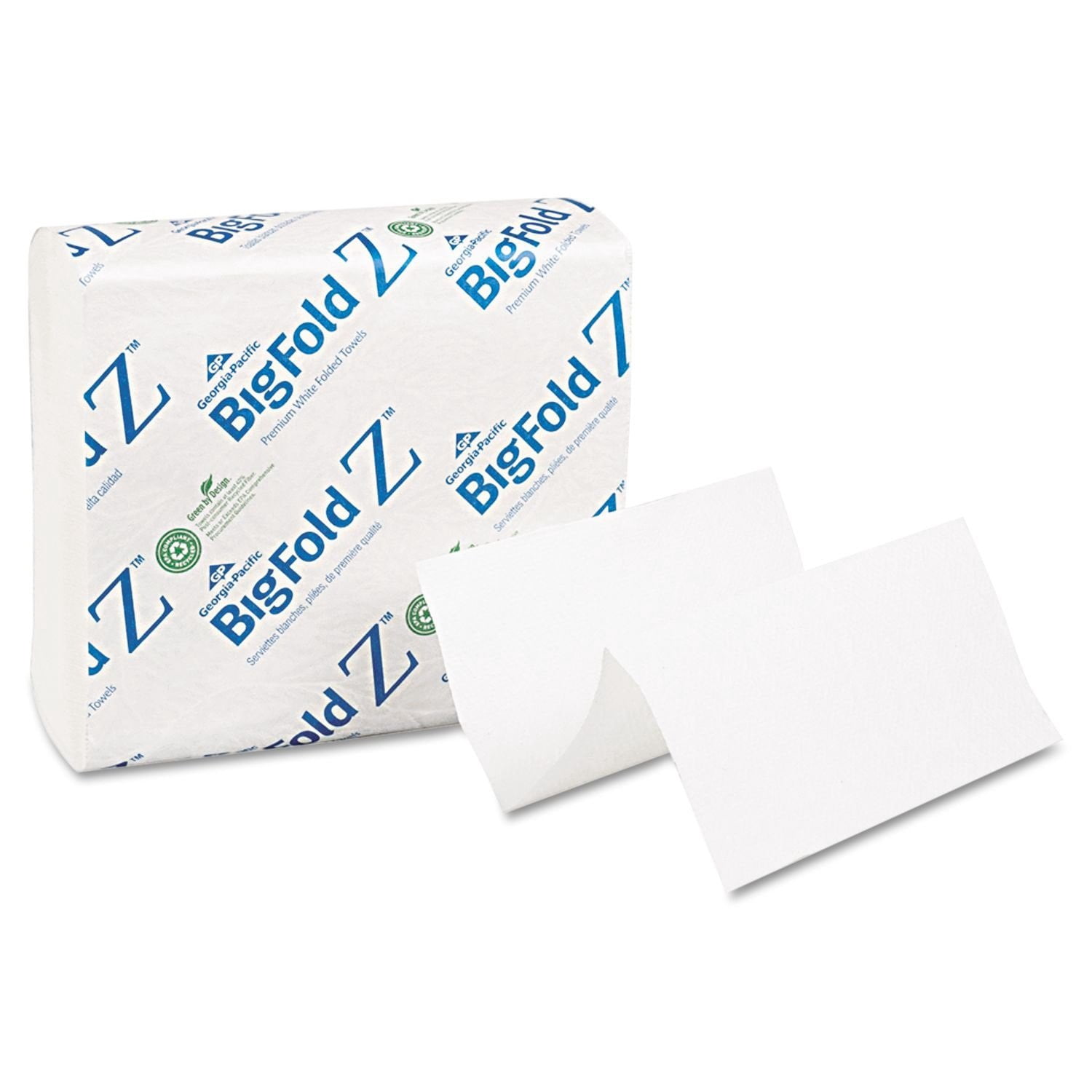 New Georgia-Pacific Pacific Blue Ultra Folded Paper Towels, 10 1/5x10 4/5,White, 220/Pack, 10 Pks/CT,Each