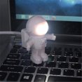 thumbnail image 4 of 0.2W LED Night Light USB recargable Eye-care Spaceman Light Study Lámpara de lectura Inevent EL4919-00B, 4 of 7