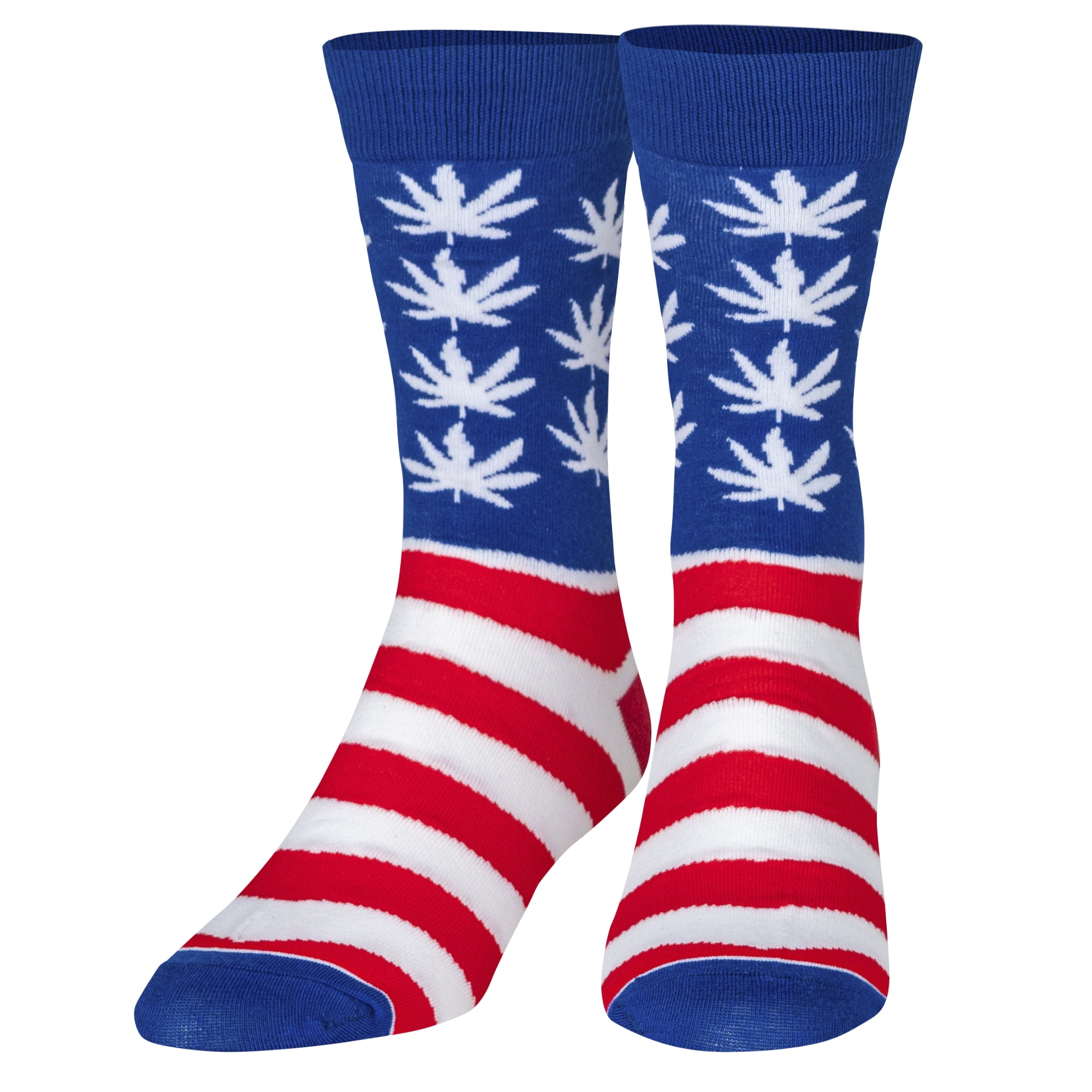 Crazy Socks United We Smoke Fun Print Novelty Crew Socks for Men