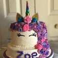 thumbnail image 2 of Adornos para tartas de arcoíris, para baby shower de niña, primer cumpleaños, decoración DIY, envoltorio para cupcakes para niños, suministros para fiestas temáticas de unicornio y bodas, 2 of 5
