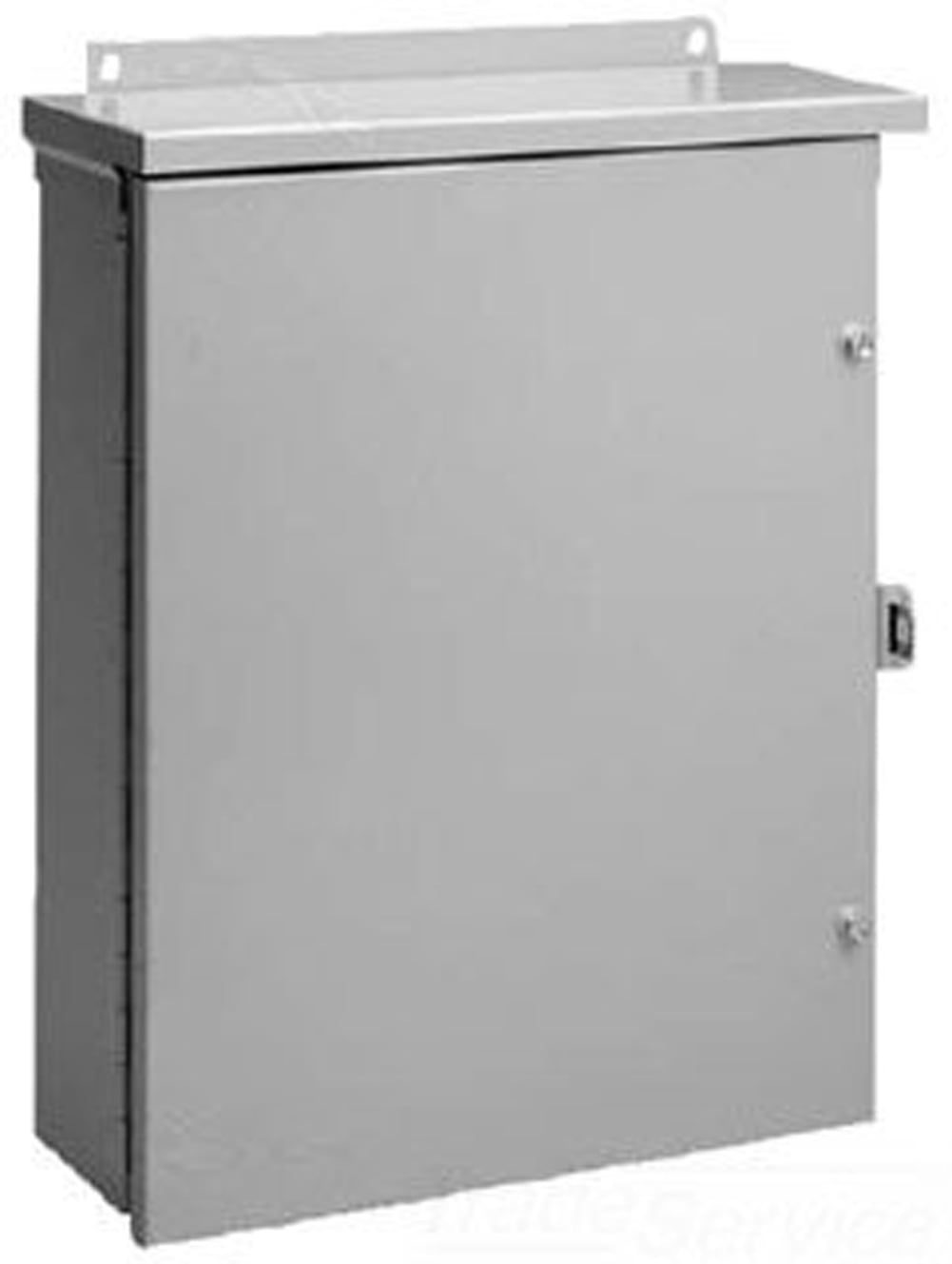 Hoffman A16R126HCR NEMA 3R Enclosure, Hinge Cover, Galvanized, Paint