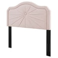 thumbnail image 1 of Headboard, King Size, Velvet, Pink, Modern Contemporary Urban Design, Bedroom Master Guest Suite, 1 of 10