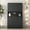 Black, variant on 74" Freestanding Wardrobe Cabinet With 6 Doors, 3 Shelves, 2 Drawers, Ac Outlets, Ports, Black Home Storage Kitchen Pantry Charging For Efficient Space Utilization