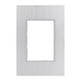 thumbnail image 1 of Placa 3 Ventanas Estévez Alpha Aluminio Plata Cepillado, 1 of 2