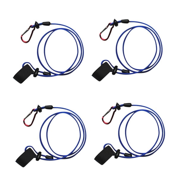 Leash de remo de kayak para seguridad de remo como línea de seguridad para cañas de pescar con broche Azul kusrkot Correa de la paleta del kayak