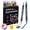 B, variant on Clearance! Soovim Acrylic Markers Art Marker Set 2.5ML Artistic Marker Set Rich Colors Smooth Ink for Creative Projects Durable Tips Portable Case for Artists Designers