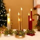 thumbnail image 1 of Xihbxyly Vela de Simulación Navideña, Luz Nocturna Led Decorativa, Efecto de Luz Cálida, Ambiente Festivo, Diseño Seguro y de Bajo Consumo, Ideal para Mesa y Repisa de Chimenea, Color Rojo, Plateado, 1 of 6