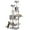 Light Grey, variant on PawHut 81" Large Cat Tree w/ Scratching Posts, Cat Condos, Beds, Beige