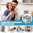 thumbnail image 4 of Hydrogen Water Bottle, 15oz Glass Hydrogen Water Generator, Easy One-Touch, USB Rechargeable for Home & Travel, 4 of 9