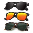 thumbnail image 1 of Gafas de sol KALIYADI polarizadas con acabado mate y bloqueo UV (paquete de 3), 1 of 7