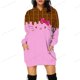 thumbnail image 3 of Sudadera de gran tamaño para mujer, con estampado de HELLO KITTY, cuello redondo, manga larga, estilo vintage, ropa informal para mujer, otoño y primavera, ajustada, 3 of 5
