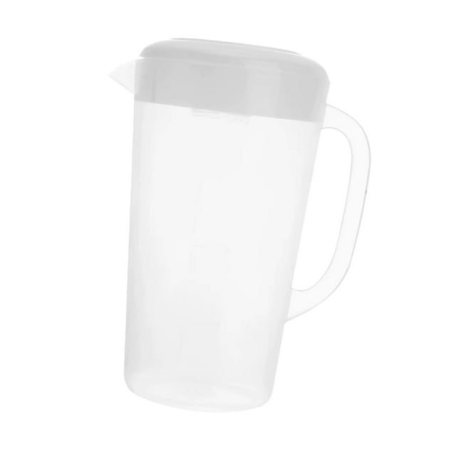 Tnarru Water Pitcher Fridge Pitcher Ice Tea Kettle Clear with Handle Summer Water Jug Tea Juice Jug for Juice Ice Tea Hot Cold Water 2000ml