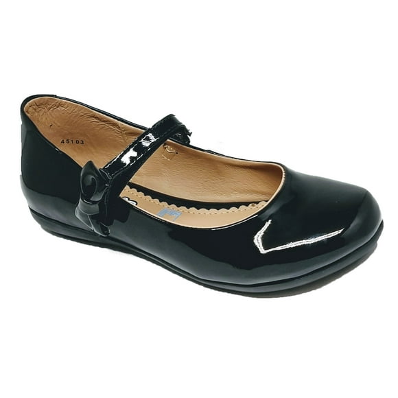 Calzado de JUVENIL tipo ZAPATILLA color CHAROL NEGRO Coqueta  45103-C