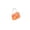 A003- Orange, variant on Squeeze Stress Toys, Glitter Squeeze, Relaxation Squeeze Toys, Squeeze Toys for Student, 3X3 Inch Mini Purple Galaxy Handbag Shaped Squeeze, Soft Stretchy Portable Relaxation for