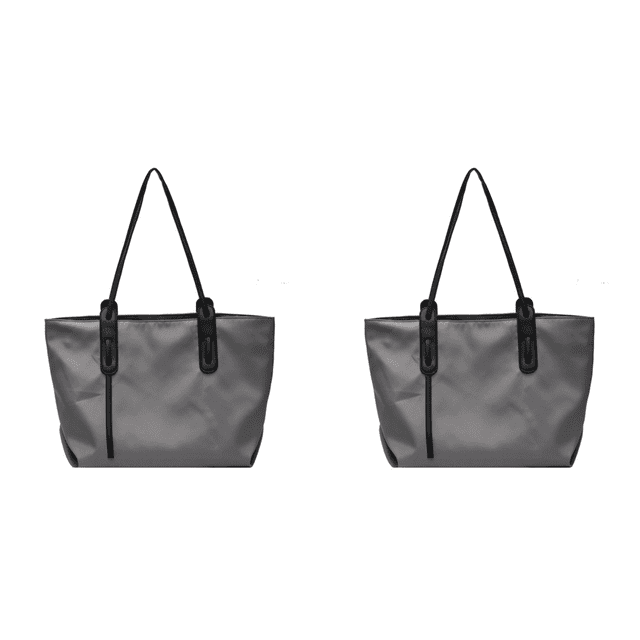 Bolso Mano para Mujer Nailon Gran Capacidad Oxford (gris)