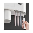thumbnail image 3 of Porta Cepillos Dentales Xtellar color blanco Pared Con Dispensador De Pasta, 3 of 5