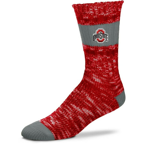 Ohio State Buckeyes Alpine Stripes Crew Socks