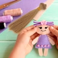 thumbnail image 3 of Miangastore 6 Pcs Perruque Lisse pour Poupée Fille Cadeau Mode Longue Lisse Remplacement de Cheveux Perruque, 3 of 8