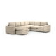 thumbnail image 1 of Sala Seccional Modular Esquinera Adapti 6 Plazas Reposabrazo Ancho + Otomano Beige Ostra, 1 of 9