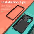 thumbnail image 3 of Dteck for Samsung Galaxy Z Fold 7 2025 Case, Heavy Duty Protective Slide Lens Cover Hinge Protection 360 Degree Ring Magnetic Kickstand Rugged Shockproof Full Protective Phone Cover, Black, 3 of 6