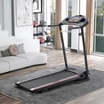thumbnail image 2 of SEGMART Electric Foldable Treadmill w/3 Manual Adjustable Incline, 14'' Wide Tread Belt Treadmills for Home, Digital Exercise Machine with 12 KM/h Max Speed for Home & Gym Cardio Fitness, S5562, 2 of 6