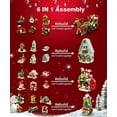 thumbnail image 2 of Advent Calendar Christmas Building Set , 24 Days Countdown Toys for Kids , 6 in 1 Christmas Elk Building Blocks Toy, 2 of 6