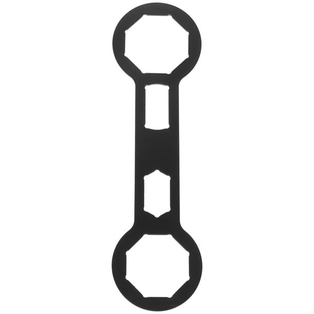 Llave de tapa de horquilla, llave de amortiguador de impacto frontal para motocicleta, llave de instalación y extracción de tapa