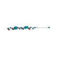 thumbnail image 2 of 925 Sterling Silver Dyed Howlite Turquoise Red Chain Bracelet Fancy Natural Stone Shell Wood, 2 of 6