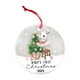 thumbnail image 2 of Ireezec First Christmas Ornament , Keepsake with Cartoon Tree & Animal Design, Clear Acrylic Hanging Pendant for Holiday Decorations, Newborn Celebration Gift, Festive Nurry Souvenir, 2 of 6