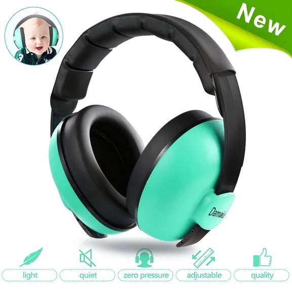 GJX Baby Ear Protection, Noise Cancelling Headphones for Kids for 0-3 Years Babies, Toddlers, Infant for Sleeping Airplane Concerts Theater Fireworks, Baby Earmuffs