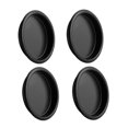 thumbnail image 1 of Tirador de dedo para puerta de clóset HOMOTEK, 4 piezas, negro, encastre a presión, 1 of 7