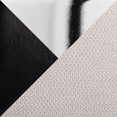 thumbnail image 2 of LumiSource Black Wood, Cream Fabric, Chrome Dahlia Counter Stool - Set of 2, 2 of 9