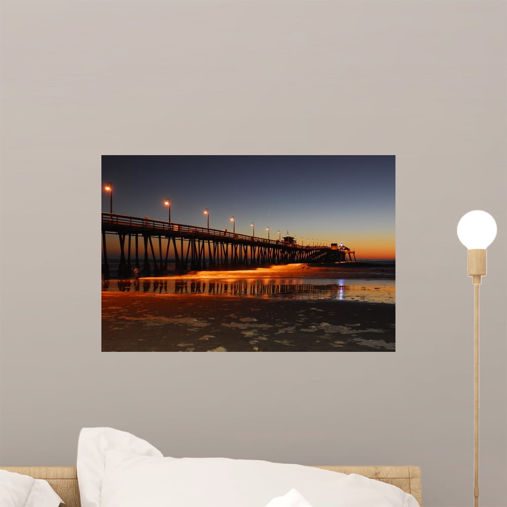 San Diego Pier Wall Mural Decal Sticker, Wallmonkeys Peel & Stick Vinyl ...