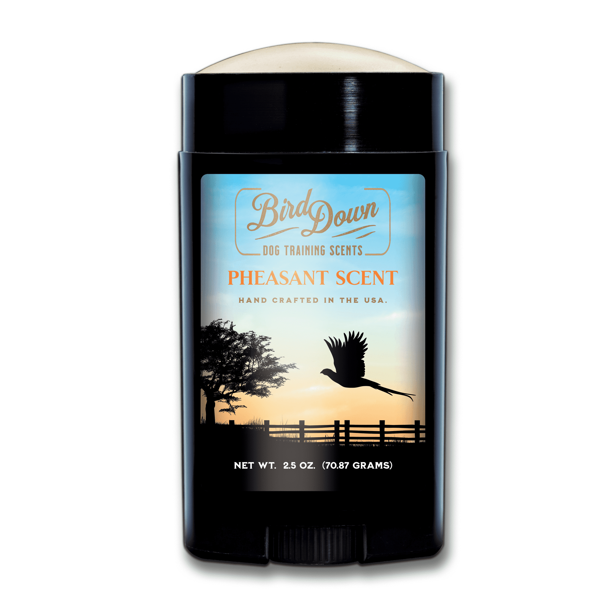 ConQuest Scents BirdDown Pheasant Scent Stick - Dog Training Scent Wax Weather & Saliva Resistant Formula 2.5 oz