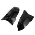 thumbnail image 5 of 4X for F20 F87 M2 F23 F30 F36 X1 E84 Gloss Black Side Mirror Cover Cap Rearview - Style(Bright Black), 5 of 9