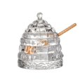 thumbnail image 1 of Honey Jars Glass Honey Jar With Wood Dipper Stick Lid Borosilicate Glass Durable And Sturdy Beehive Honey Pot Containers For Storing Honey And Syrup transparent, 1 of 5