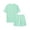 Green, variant on Cargo Shorts Sets for Men Hiking 2 Piece Outfits Summer Matching Set Short Sleeve T-Shirts Drawstring Shorts Set with Pockets Casual Athletic Tracksuits