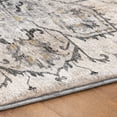 thumbnail image 5 of Addison Rugs Dream Shag Premium Machine Washable Traditional Ornate Fog Rectangle Rug, 3' x 5', 5 of 8