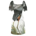 thumbnail image 6 of Great blue Heron - John James Audubon Sleeveless Dress elegant chic wedding evening dresses, 6 of 7