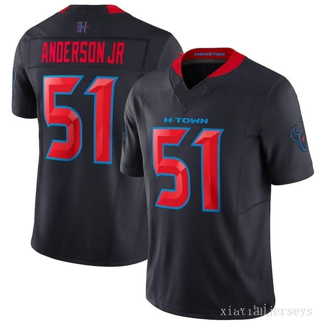 Maillot de Rugby Rétro Troisième Génération Texans 7 STROUD 51 Maillot de Sport