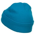 thumbnail image 2 of India IND Flag Embroidered Long Beanie - Aqua OSFM, 2 of 5