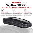 thumbnail image 4 of Yakima SkyBox NX XXL, 22 Cu Ft Vehicle Cargo Carrier Box for Crossbars, Black, 4 of 11