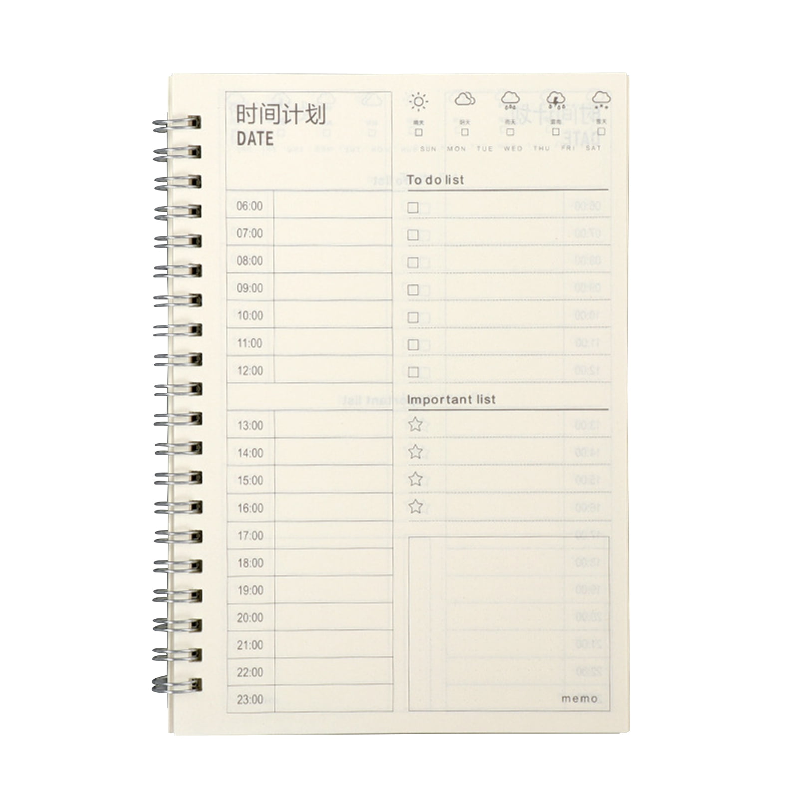 2021-2022 Diary A5 Diary Inner Pocket Weekly & Monthly Planner with Monthly Tabs Hardcover with Thick Paper July 2021 Retro Brown June 2022
