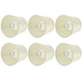 thumbnail image 3 of Reemplazo de la cubierta de la lámpara de pantalla de tela de 6 uds para lámparas de pared de araña E14 Beige Unbranded 3119200096411, 3 of 7