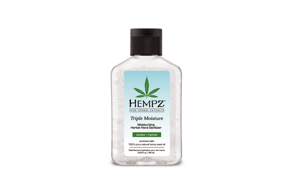 Hempz Triple Moisture Herbal Moisturizing Hand Sanitizer 2.25 oz.