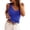 Royal Blue, variant on PRETTYGARDEN Womens Summer Sleeveless Tank Tops V Neck Ruffle Lightweight Ribbed Knit Shirt Casual Going Out Top