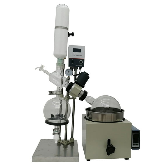 Rotary Evaporator Manual Lifting Rotavapor Lab Equipment 5L with Digital Heating Bath